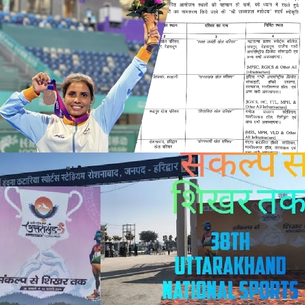 बिग ब्रेकिंग:: रोशनाबाद वंदना कटारिया हॉकी स्टेडियम, मल्टीपरपज हॉल, का नाम बदला जाएगा, परिजनों ने दी भूख हड़ताल की चेतावनी (देहरादून)-दीपक मौर्य-