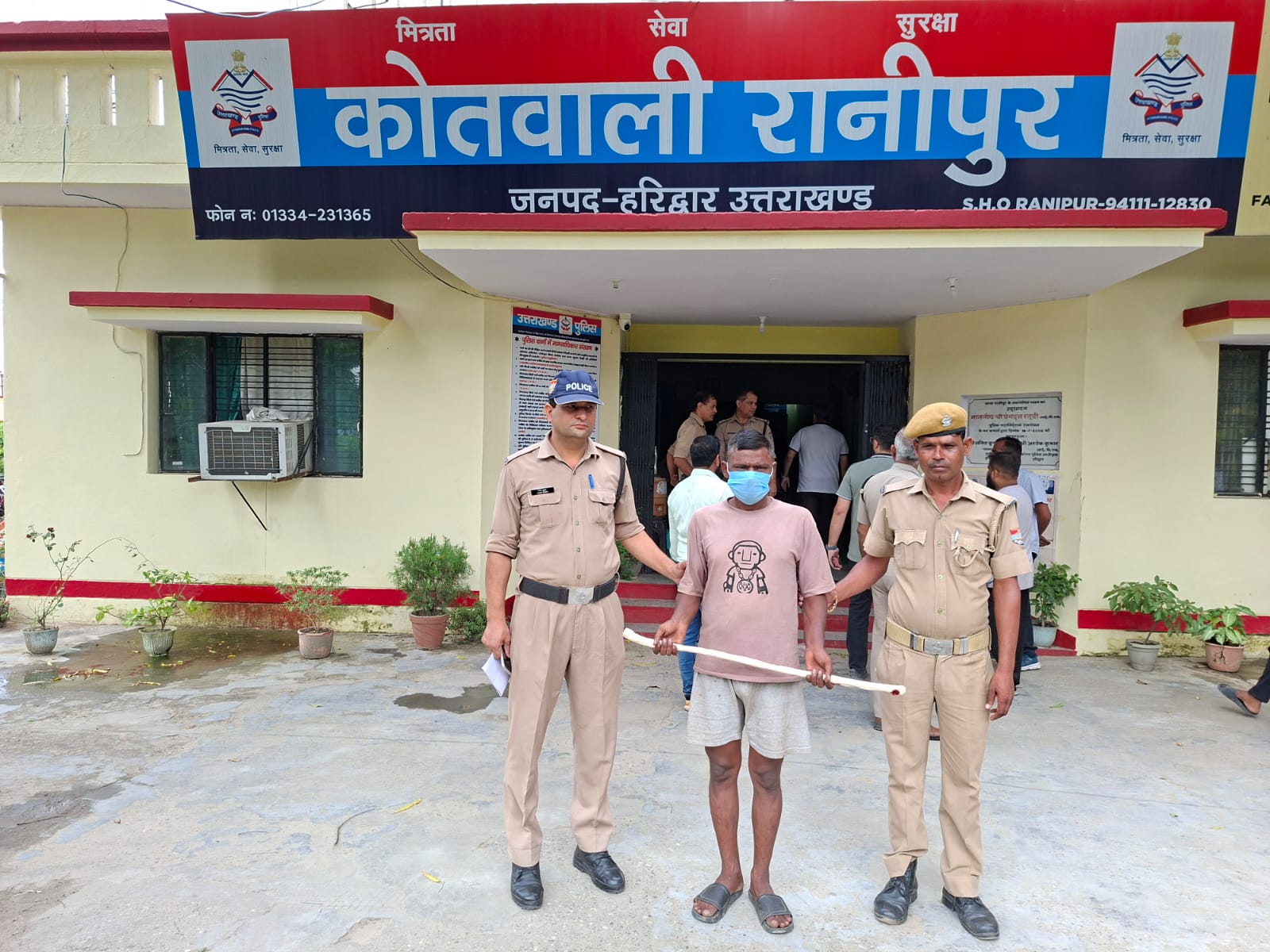 पत्नी की हत्या करने वाला पति 24 घंटे में रानीपुर पुलिस की गिरफ्त में, (हरिद्वार)-दीपक मौर्य-