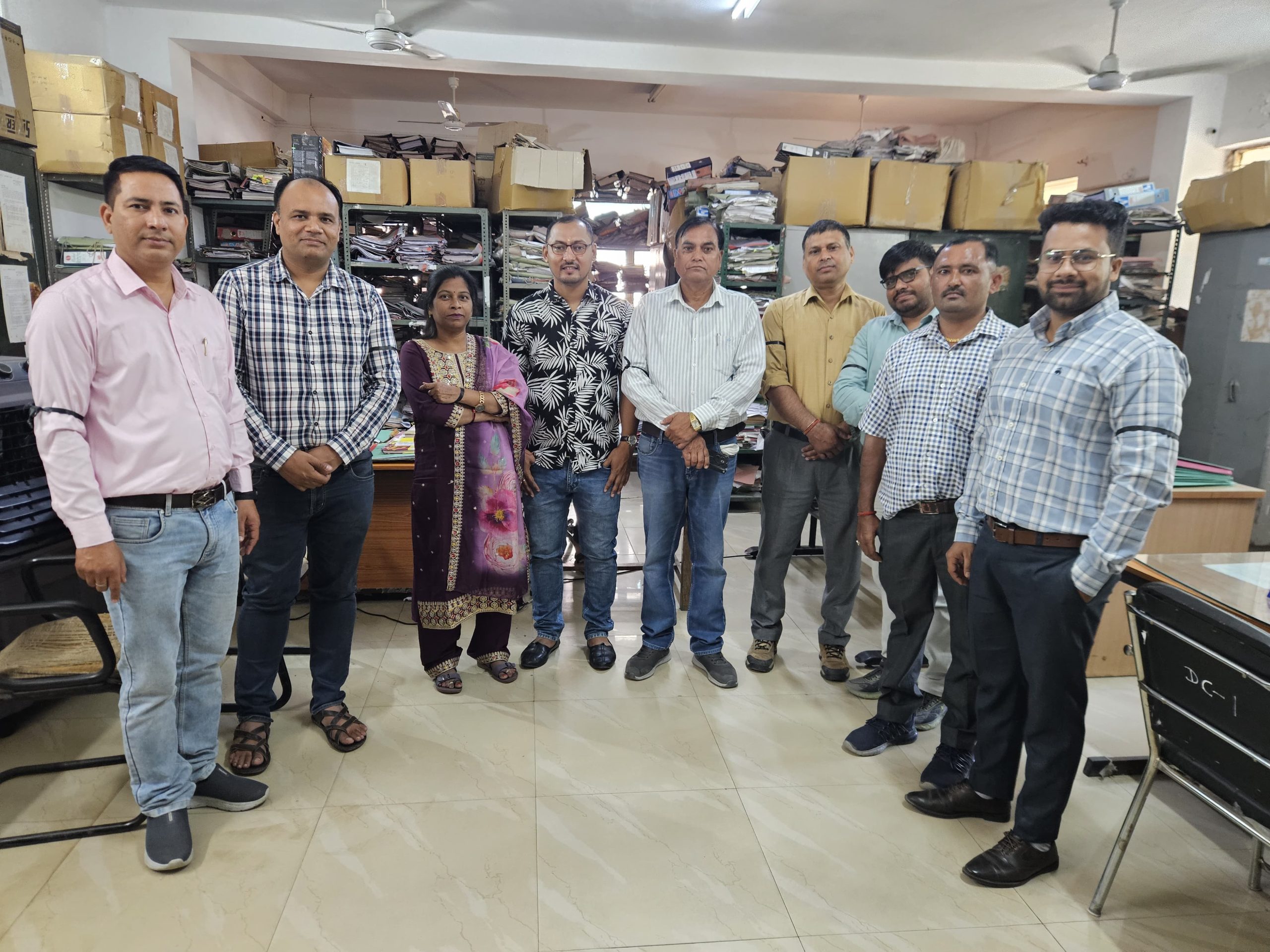 राज्य कर मिनिस्टीरियल कर्मचारियों ने काली पट्टी बांधकर किया विरोध प्रदर्शन, आगे की रुपरेखा तैयार, (हरिद्वार)-दीपक मौर्य-