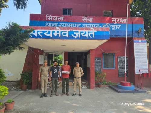 श्यामपुर पुलिस ने सोमेश्वर शिव मंदिर चोरी का किया खुलासा, दो गिरफ्तार, (हरिद्वार)-दीपक मौर्य-